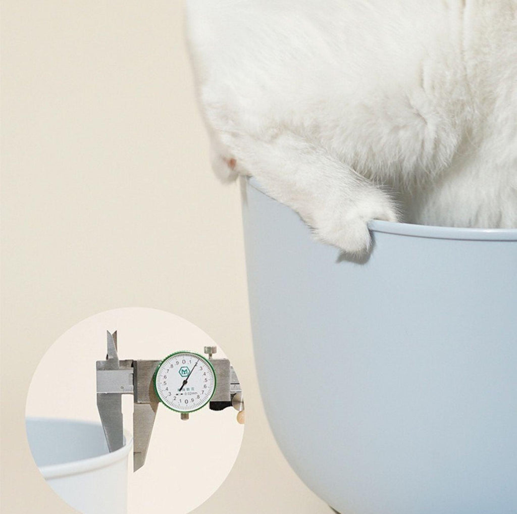 Makesure Open Cat Litter Tray Cat Litter Box (Litter mat included) - {{product.type}} - PawPawUp